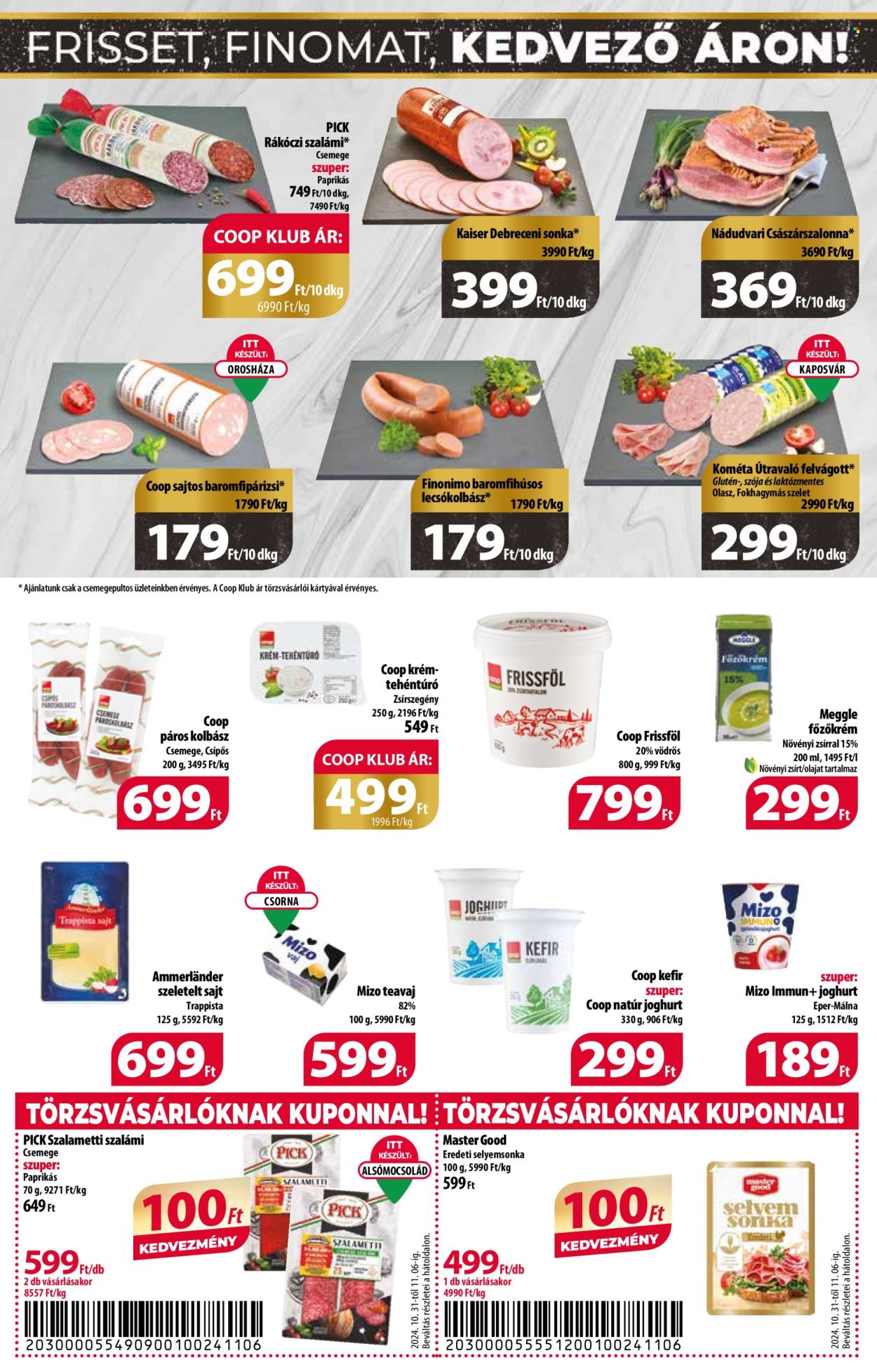 Coop akciós újságok - 2024.10.31 - 2024.11.06. Oldal 2