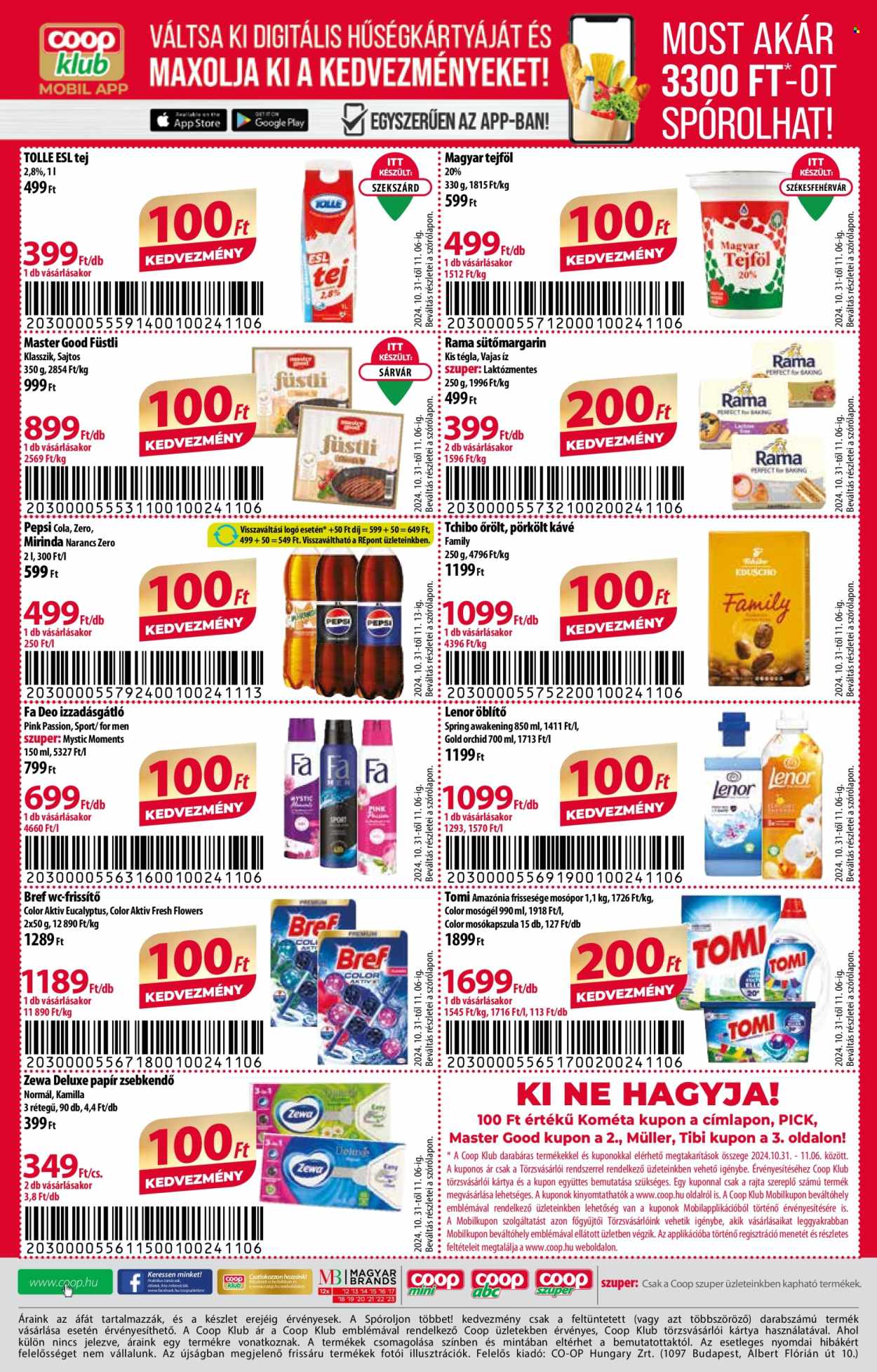 Coop akciós újságok - 2024.10.31 - 2024.11.06. Oldal 8