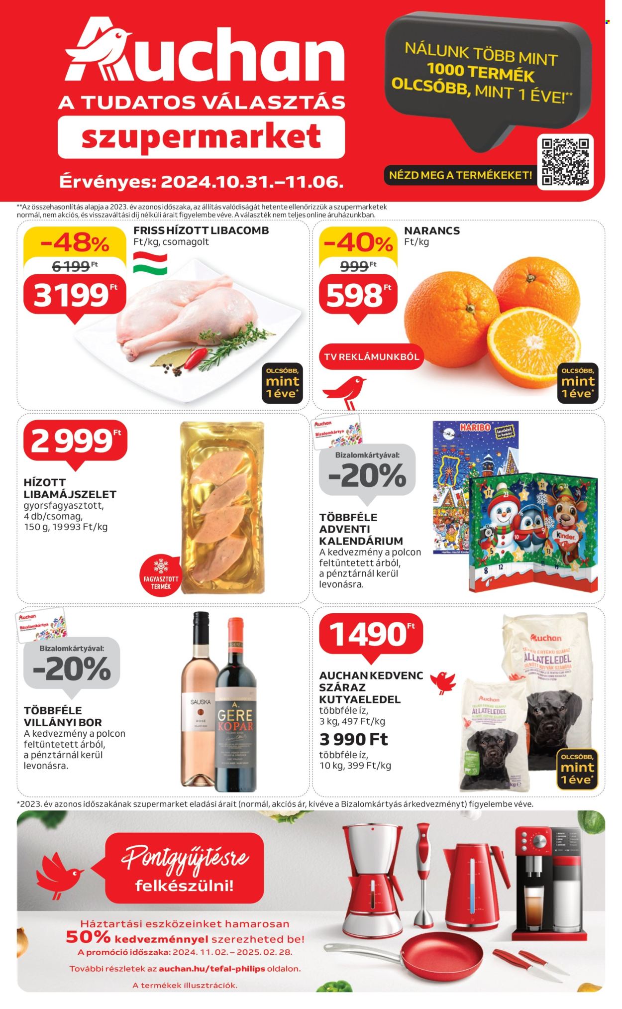 Auchan akciós újságok - 2024.10.31 - 2024.11.06. Oldal 1