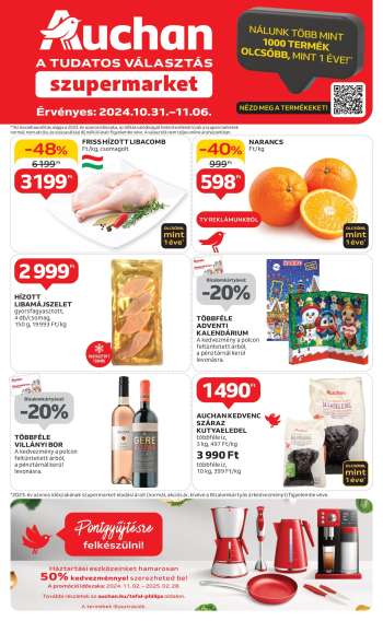 Újság Auchan - 2024.10.31 - 2024.11.06.