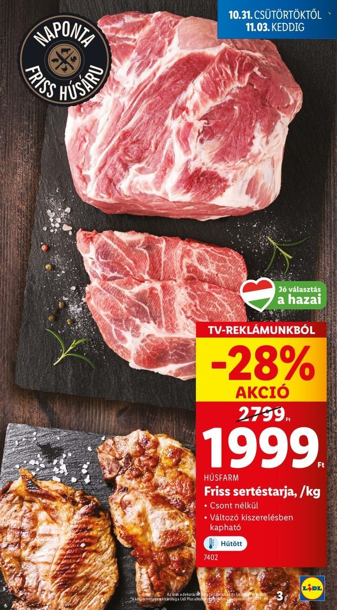 Lidl akciós újságok - 2024.10.31 - 2024.11.06. Oldal 3