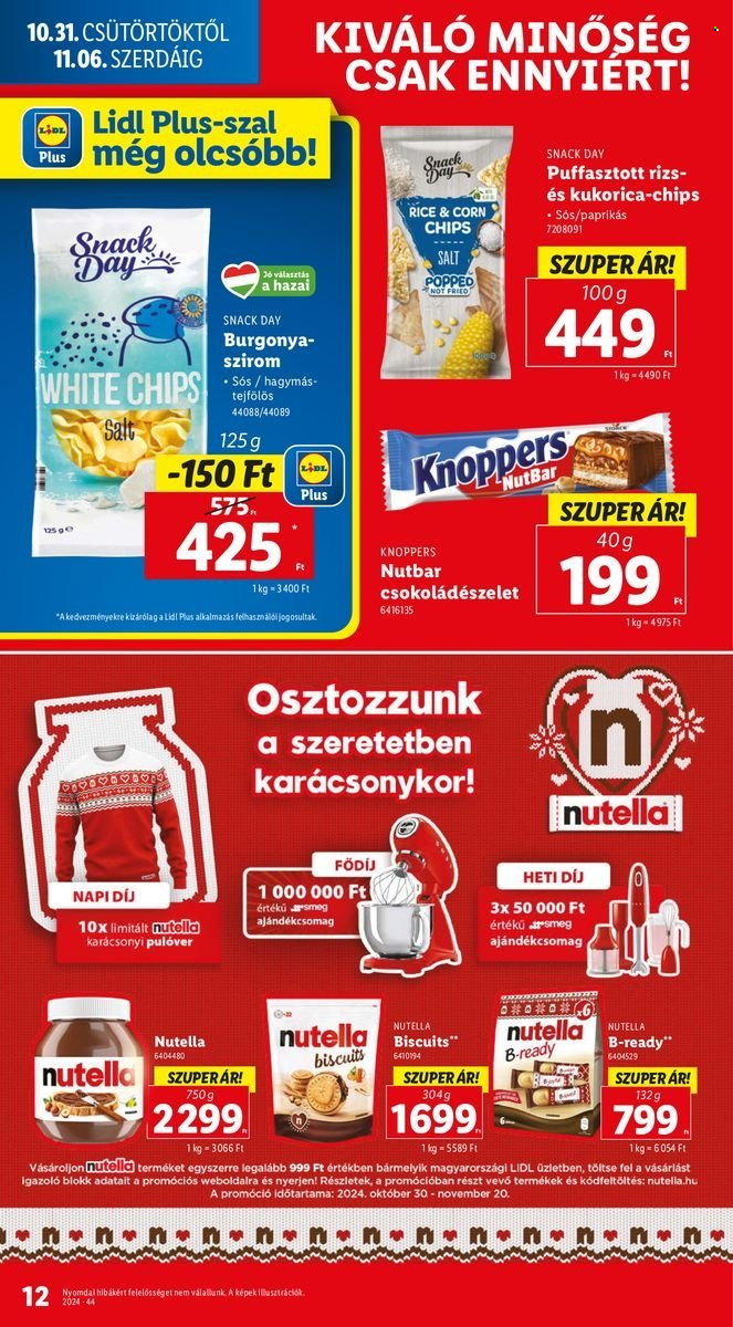Lidl akciós újságok - 2024.10.31 - 2024.11.06. Oldal 12