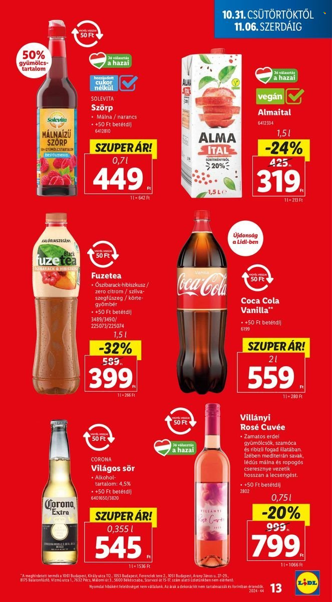 Lidl akciós újságok - 2024.10.31 - 2024.11.06. Oldal 13