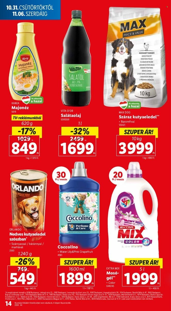 Lidl akciós újságok - 2024.10.31 - 2024.11.06. Oldal 14