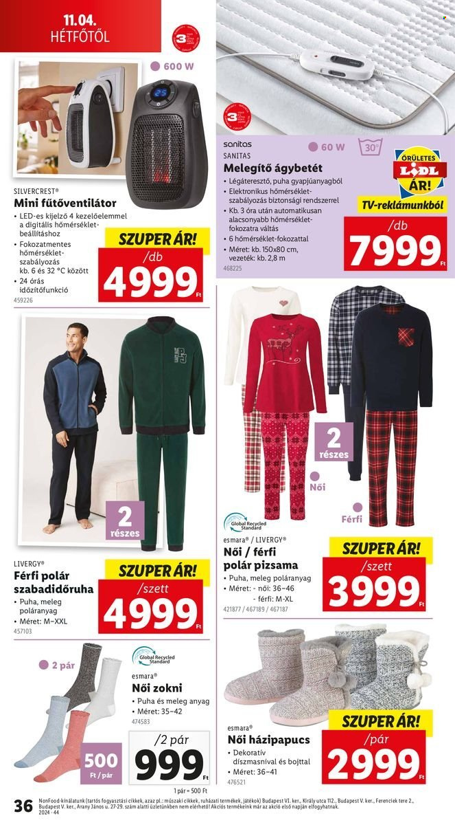 Lidl akciós újságok - 2024.10.31 - 2024.11.06. Oldal 36