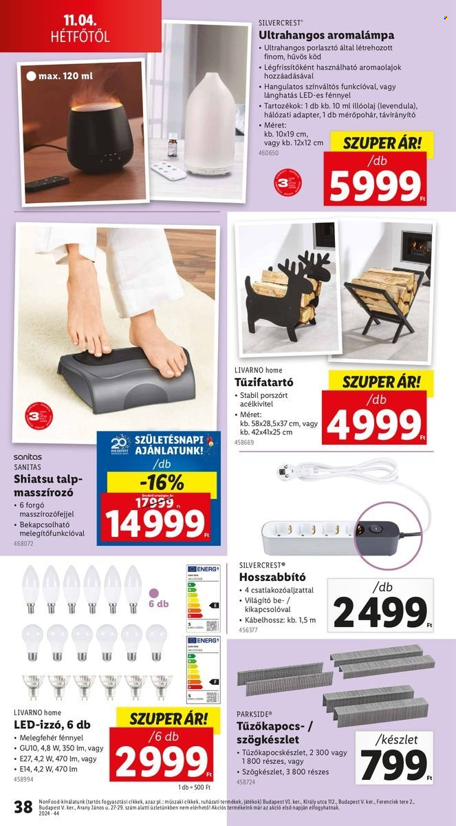 Lidl akciós újságok - 2024.10.31 - 2024.11.06. Oldal 38