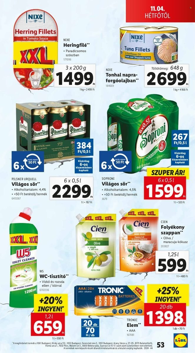 Lidl akciós újságok - 2024.10.31 - 2024.11.06. Oldal 53