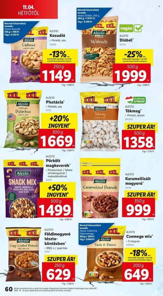 Lidl akciós újságok - 2024.10.31 - 2024.11.06. Oldal 60