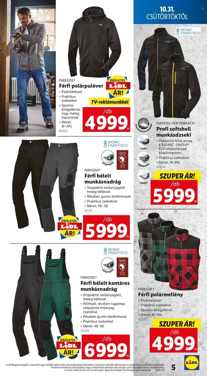 Lidl akciós újságok - 2024.10.31 - 2024.11.06. Oldal 5