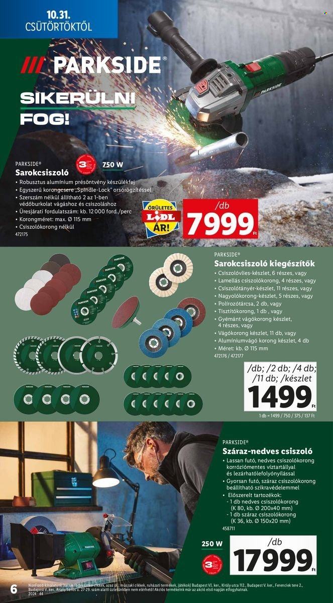Lidl akciós újságok - 2024.10.31 - 2024.11.06. Oldal 6