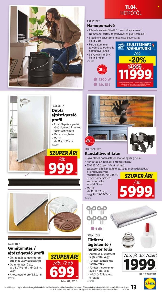 Lidl akciós újságok - 2024.10.31 - 2024.11.06. Oldal 13