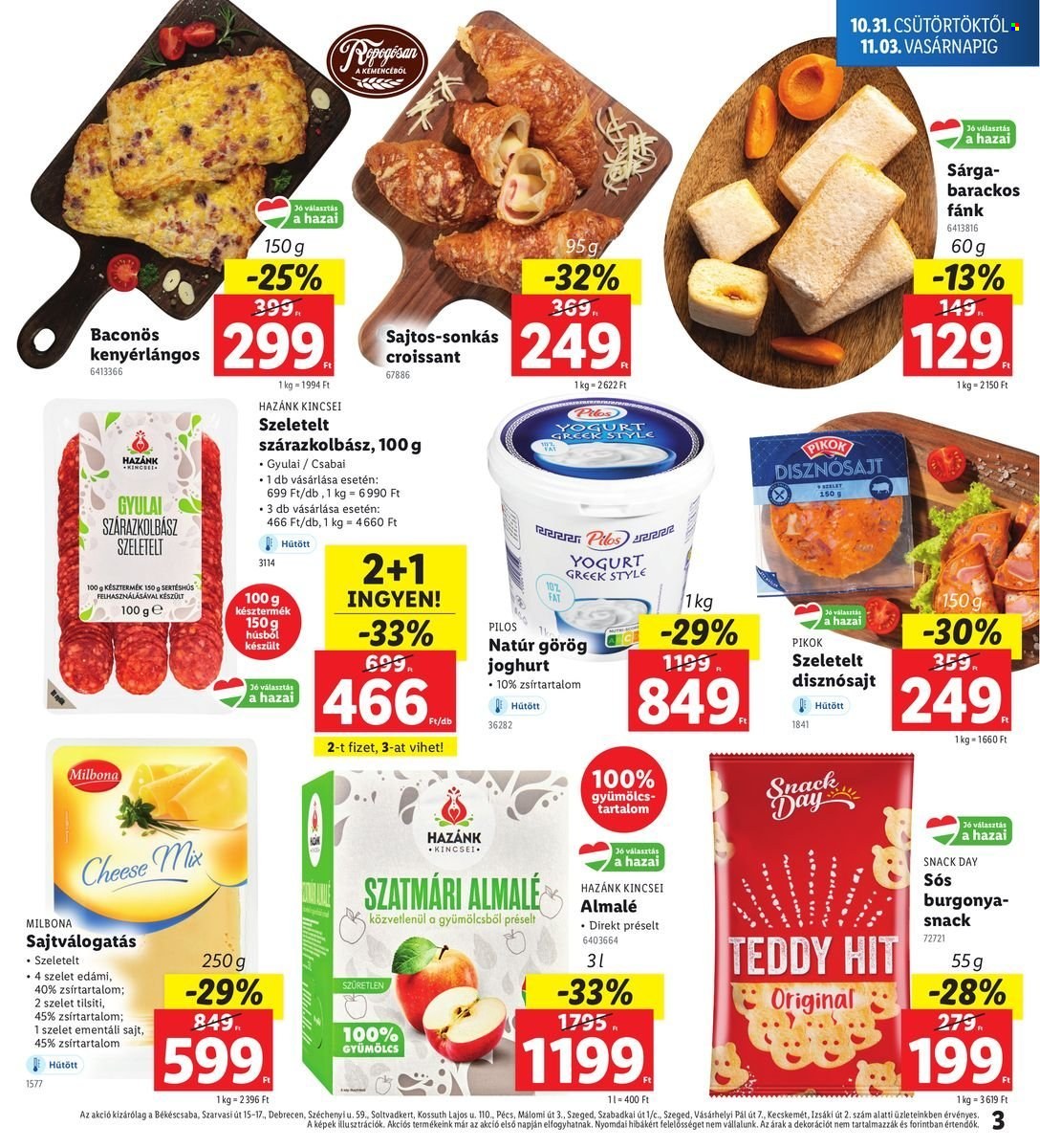 Lidl akciós újságok - 2024.10.31 - 2024.11.03. Oldal 3