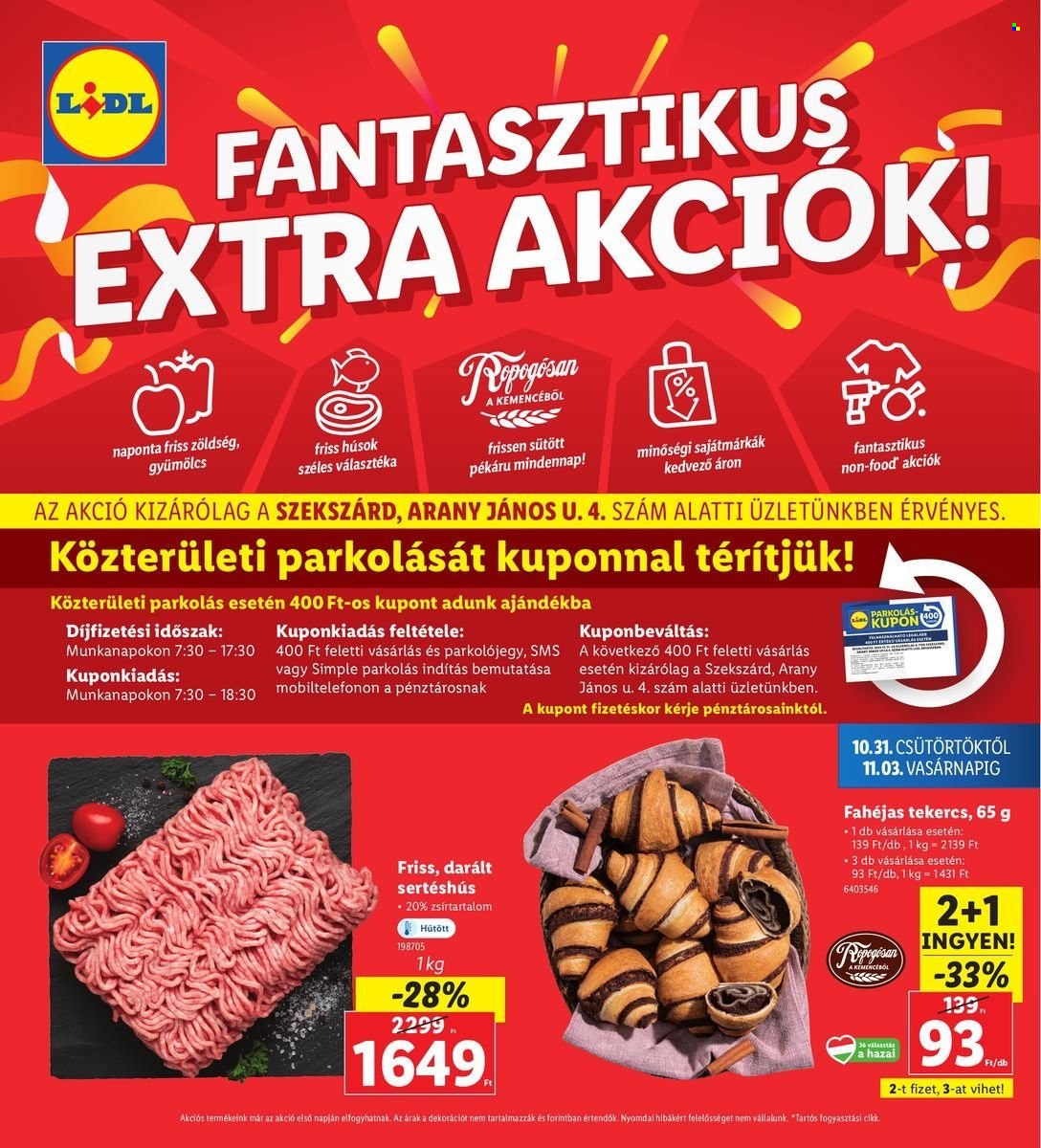 Lidl akciós újságok - 2024.10.31 - 2024.11.03. Oldal 1