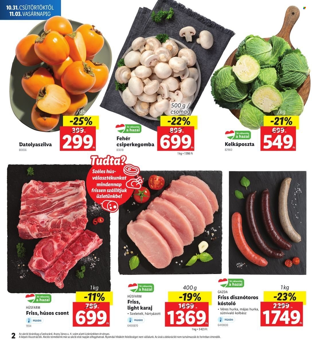 Lidl akciós újságok - 2024.10.31 - 2024.11.03. Oldal 2