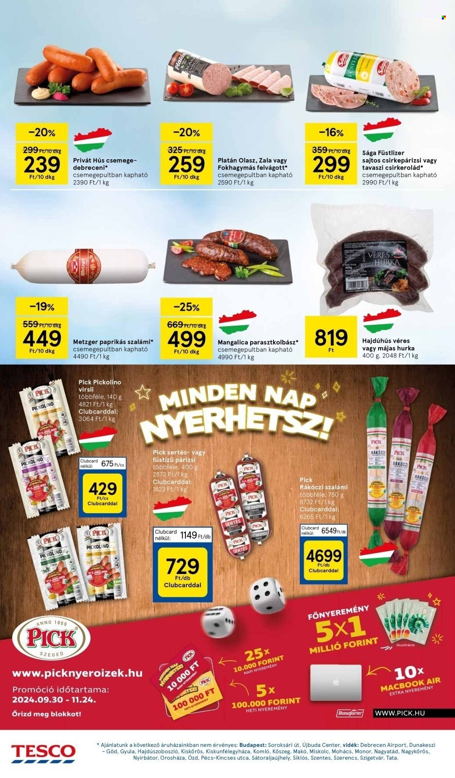 TESCO akciós újságok - 2024.11.07 - 2024.11.13. Oldal 18