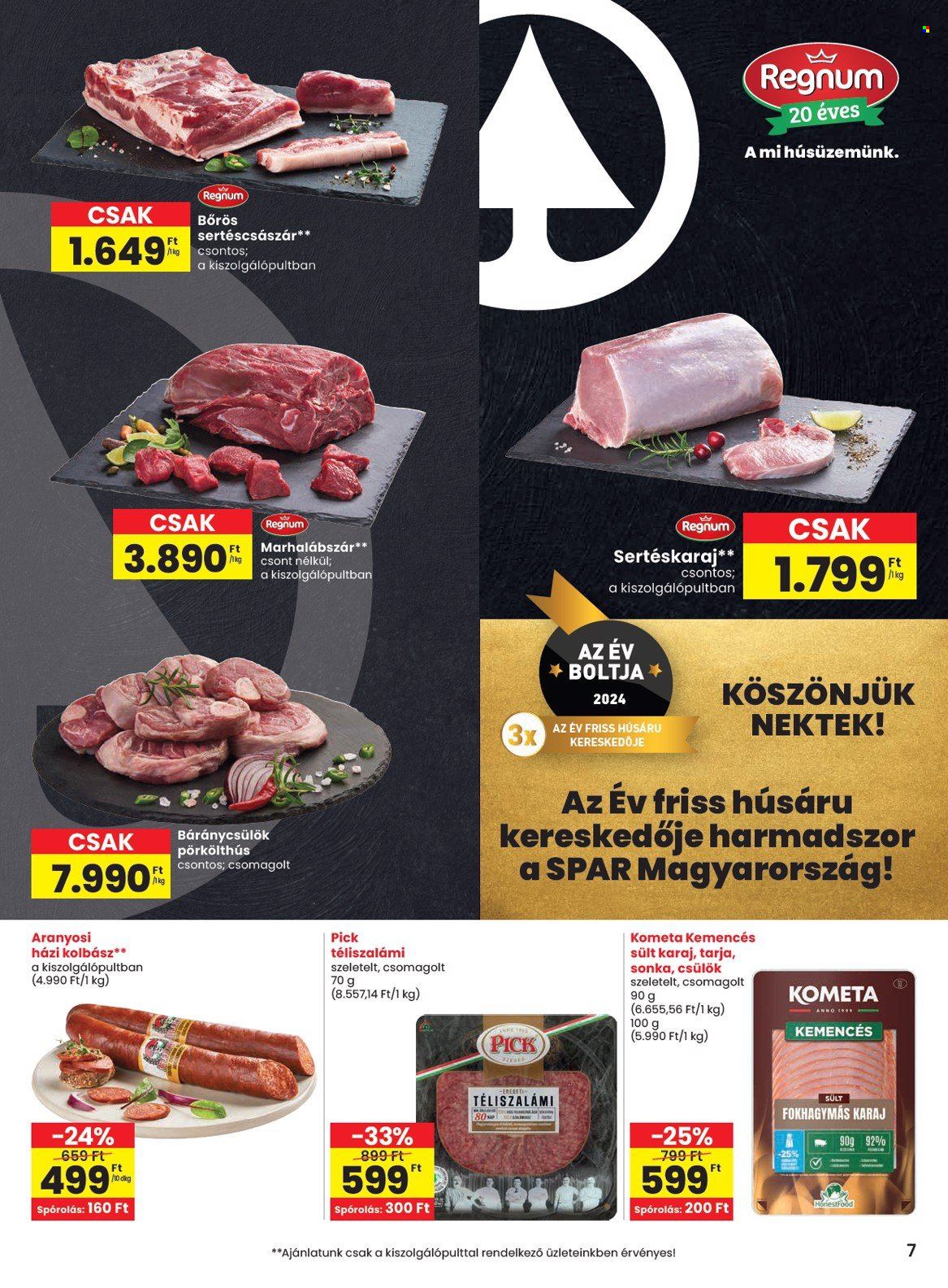 SPAR akciós újságok - 2024.11.07 - 2024.11.13. Oldal 7
