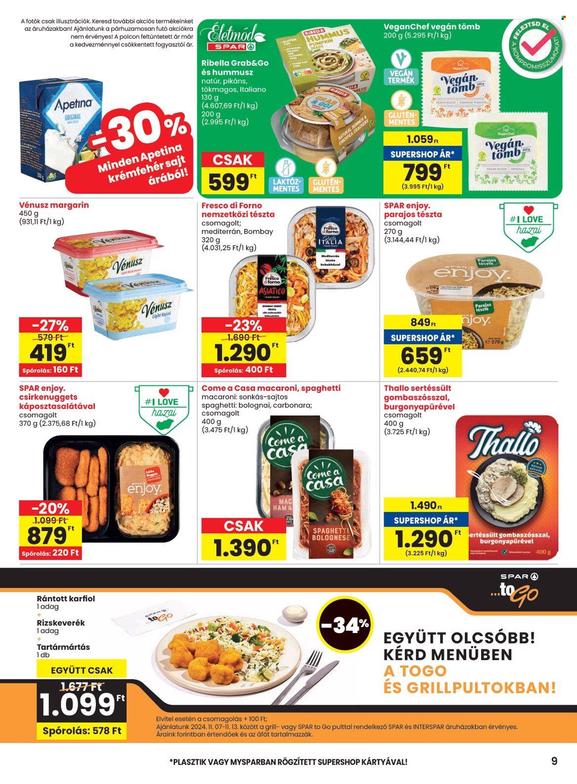 SPAR akciós újságok - 2024.11.07 - 2024.11.13. Oldal 9