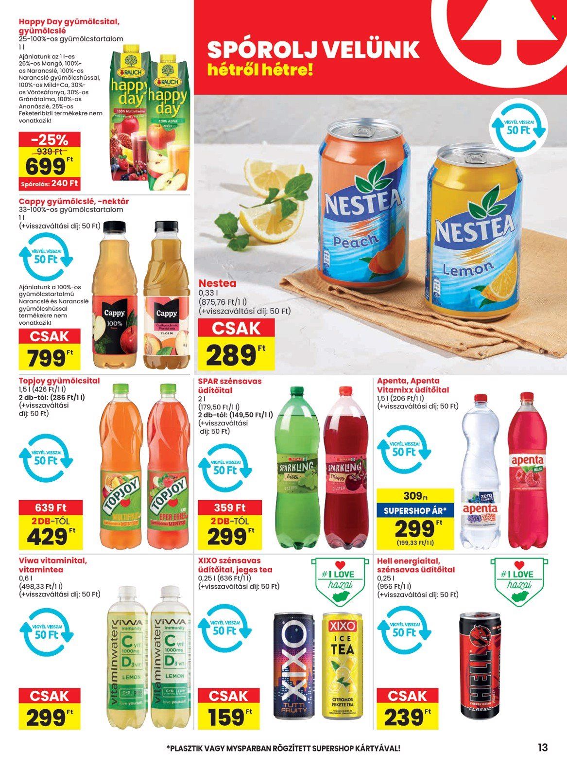 SPAR akciós újságok - 2024.11.07 - 2024.11.13. Oldal 13
