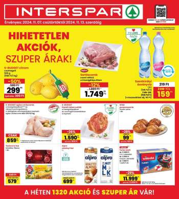 Újság INTERSPAR - 2024.11.07 - 2024.11.13.