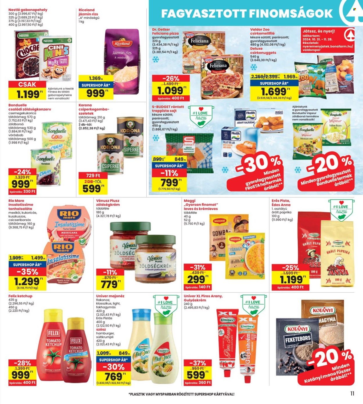 INTERSPAR akciós újságok - 2024.11.07 - 2024.11.13. Oldal 11
