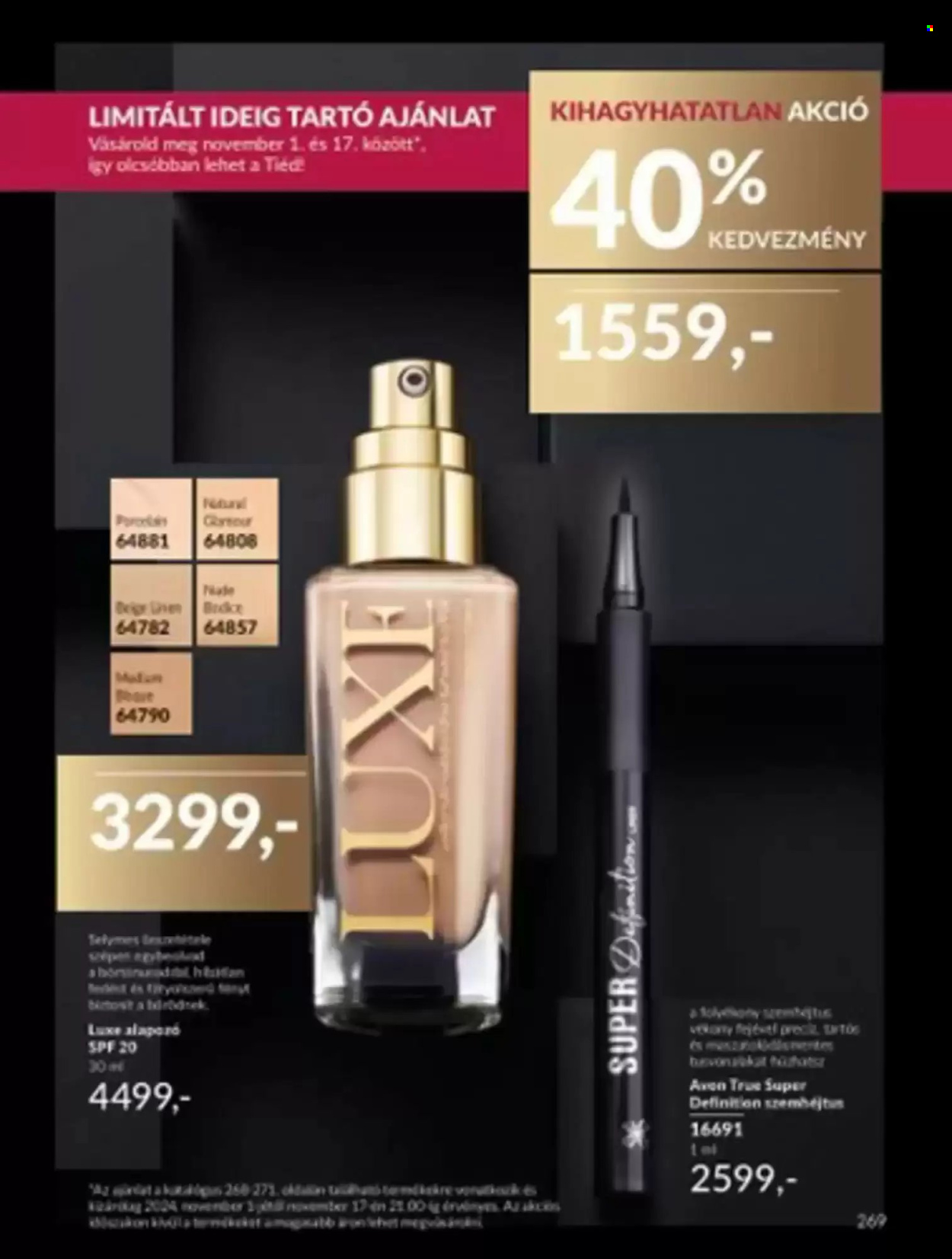Avon akciós újságok - 2024.11.01 - 2024.11.30. Oldal 26