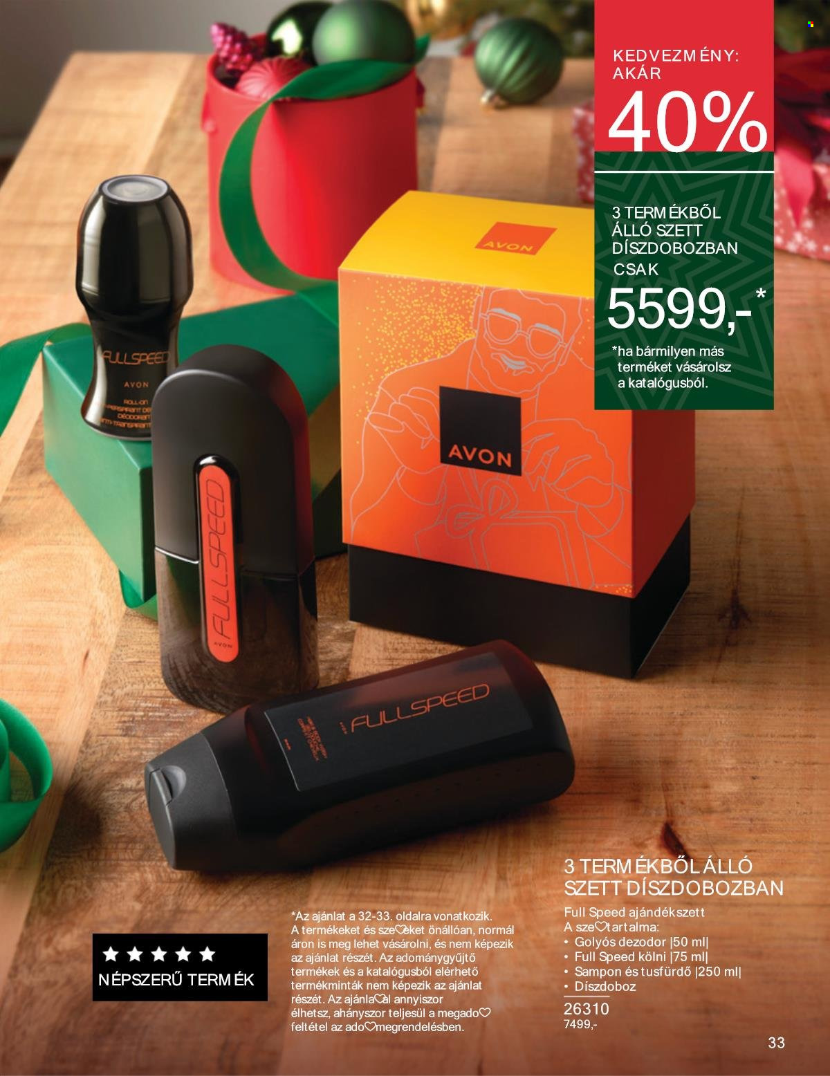 Avon akciós újságok - 2024.11.01 - 2024.11.30. Oldal 33