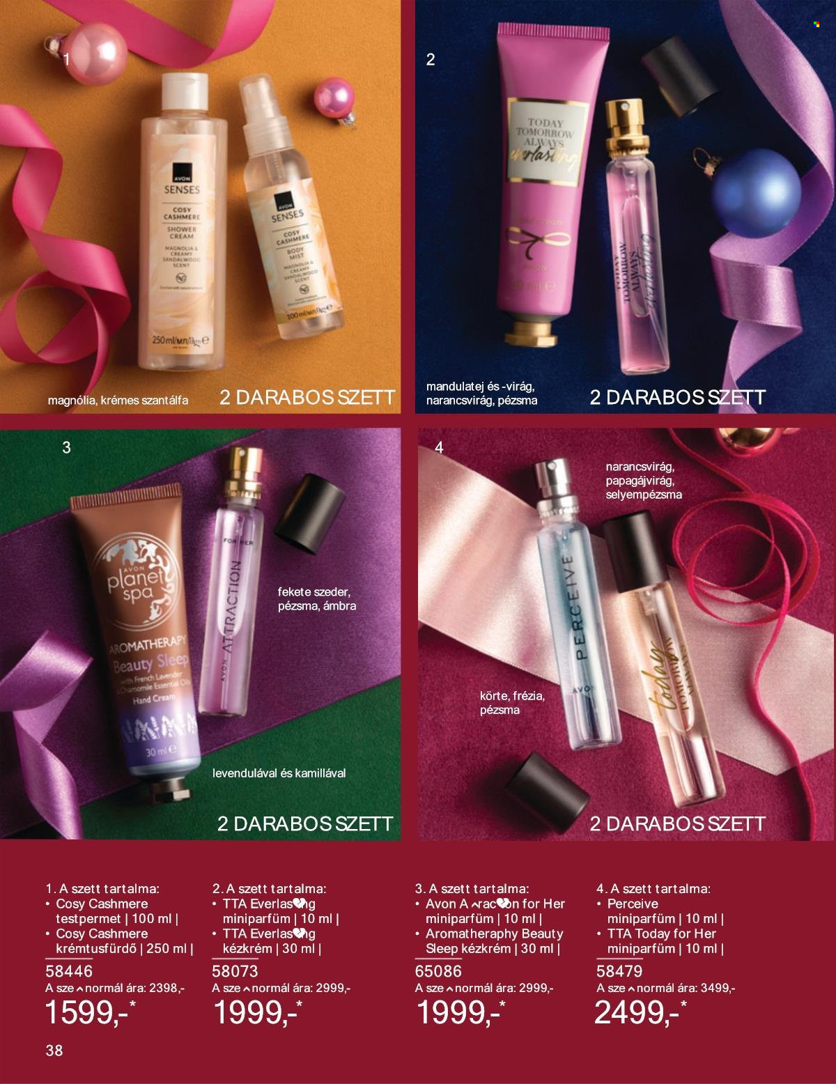 Avon akciós újságok - 2024.11.01 - 2024.11.30. Oldal 38