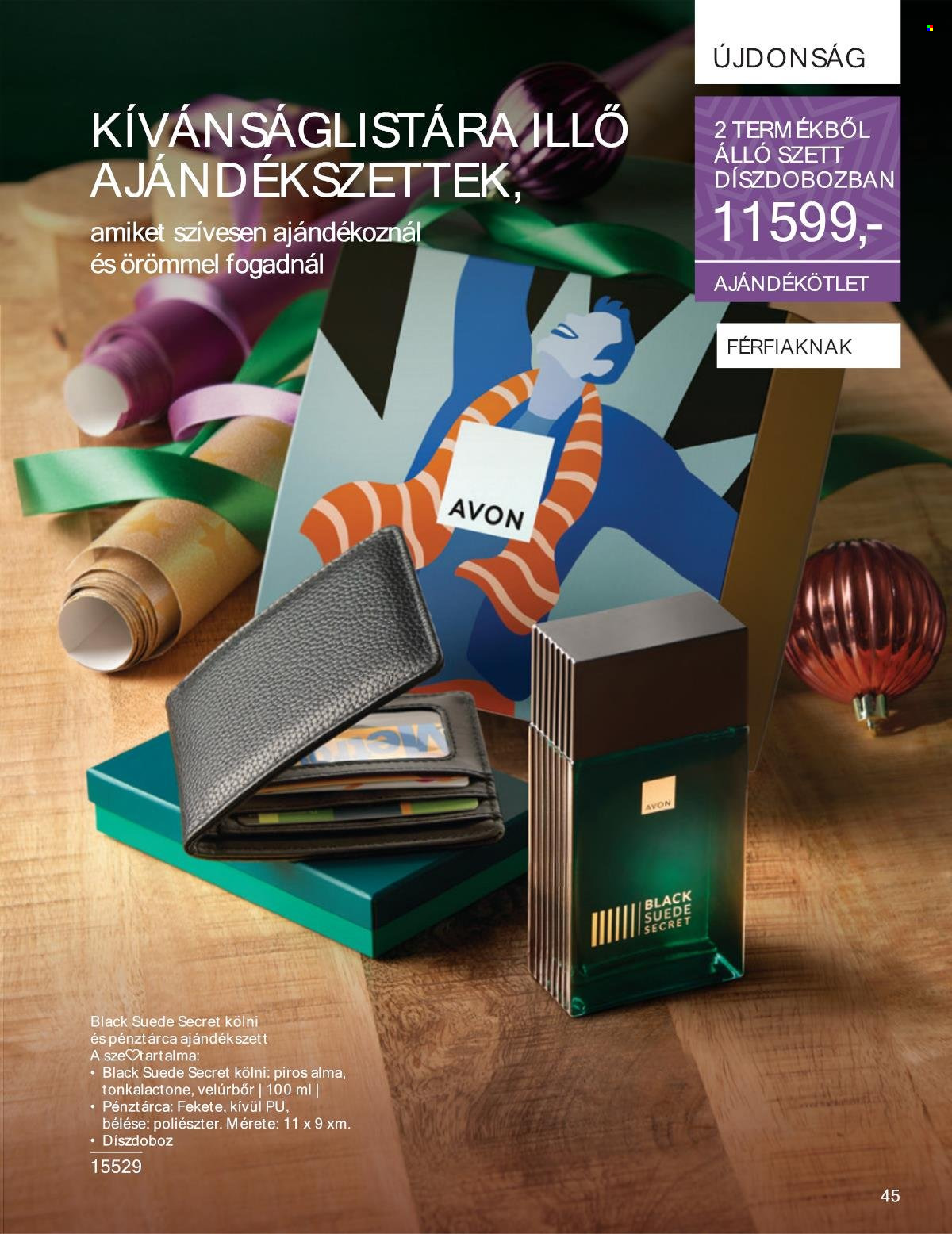 Avon akciós újságok - 2024.11.01 - 2024.11.30. Oldal 45