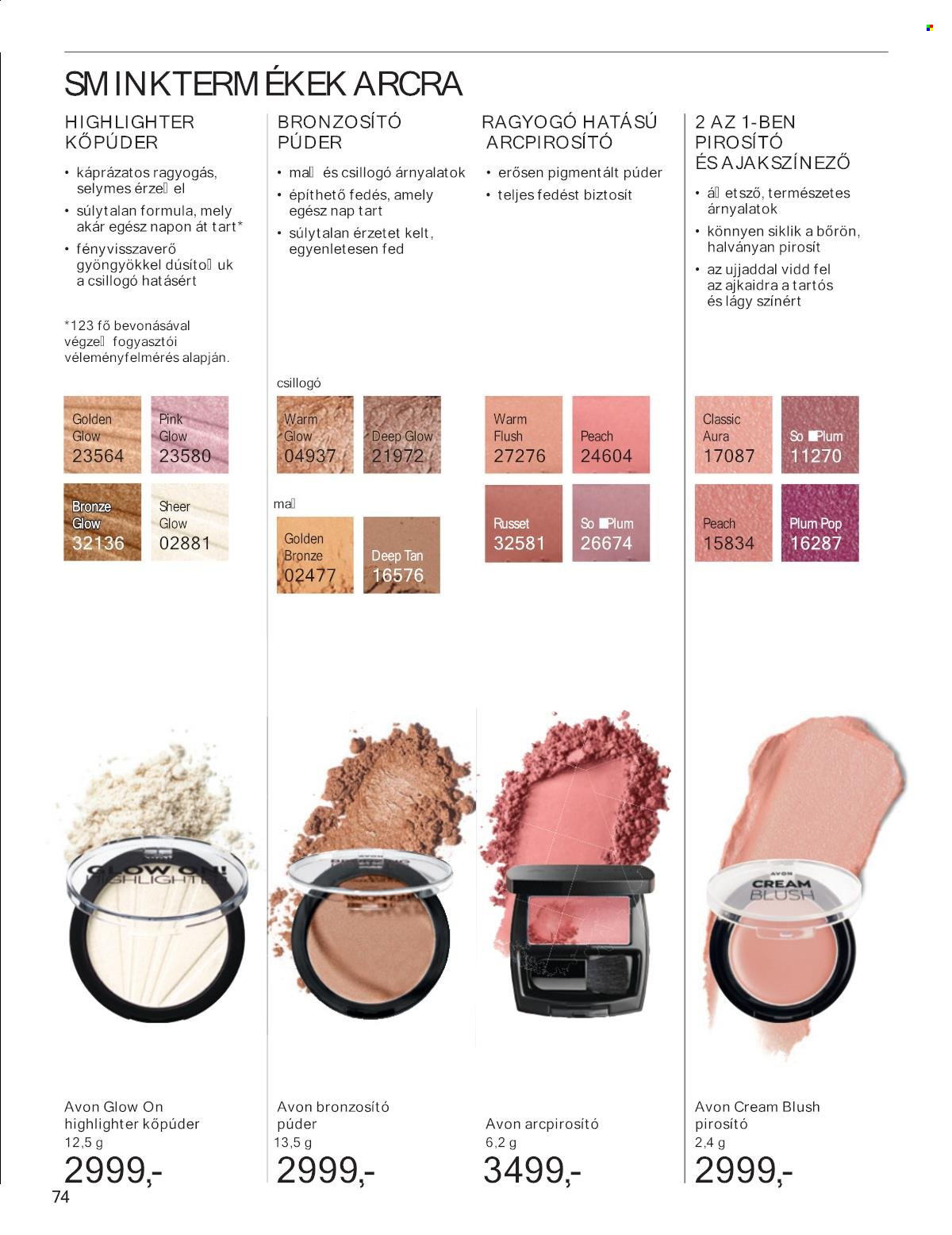 Avon akciós újságok - 2024.11.01 - 2024.11.30. Oldal 74