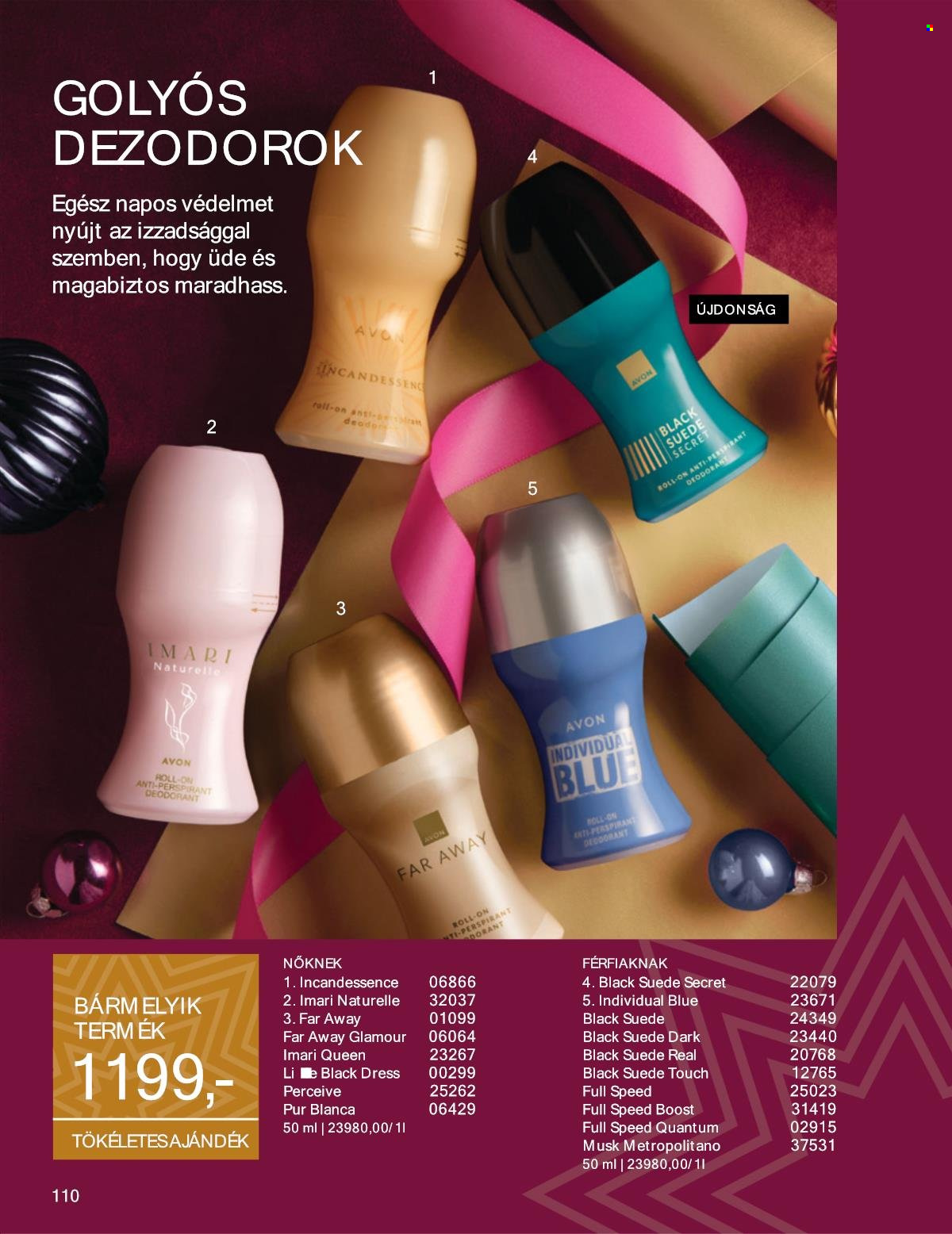 Avon akciós újságok - 2024.11.01 - 2024.11.30. Oldal 110