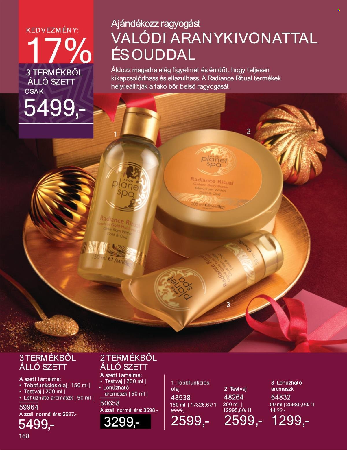 Avon akciós újságok - 2024.11.01 - 2024.11.30. Oldal 168