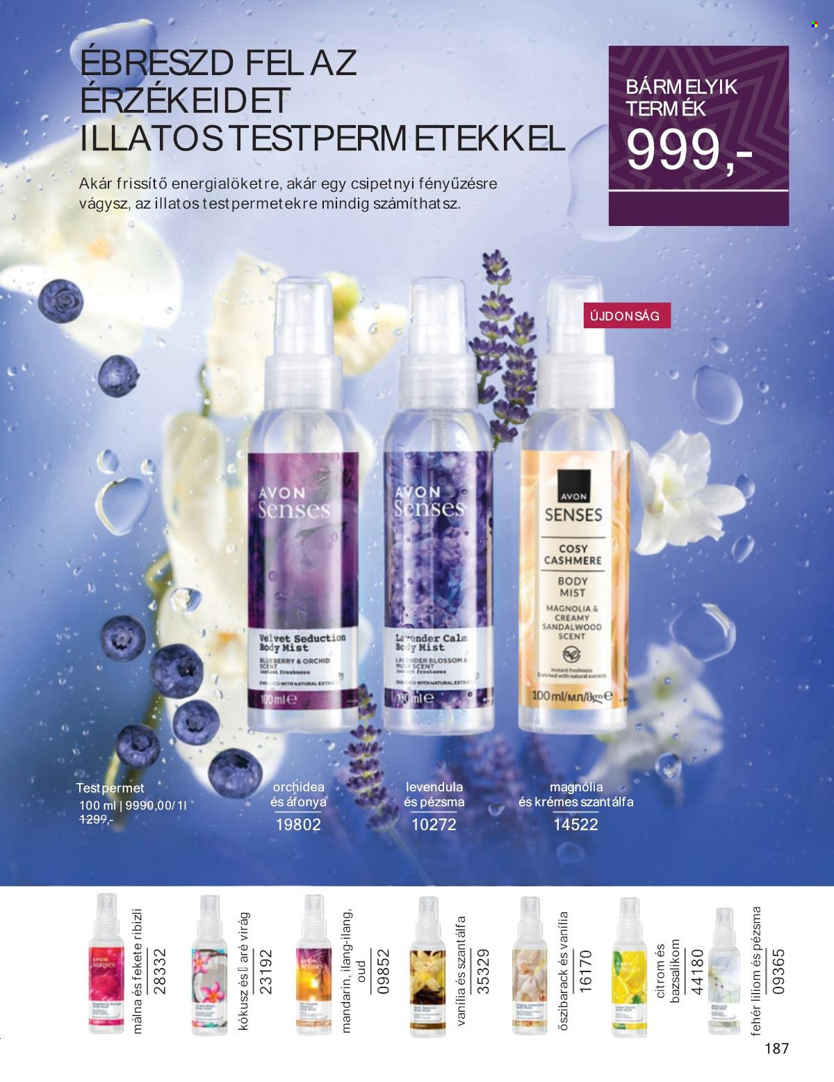Avon akciós újságok - 2024.11.01 - 2024.11.30. Oldal 187