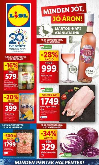 Újság Lidl - 2024.11.07 - 2024.11.13.
