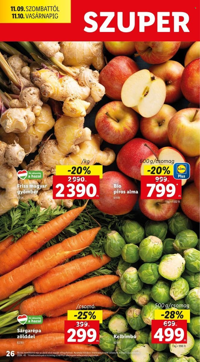 Lidl akciós újságok - 2024.11.07 - 2024.11.13. Oldal 26