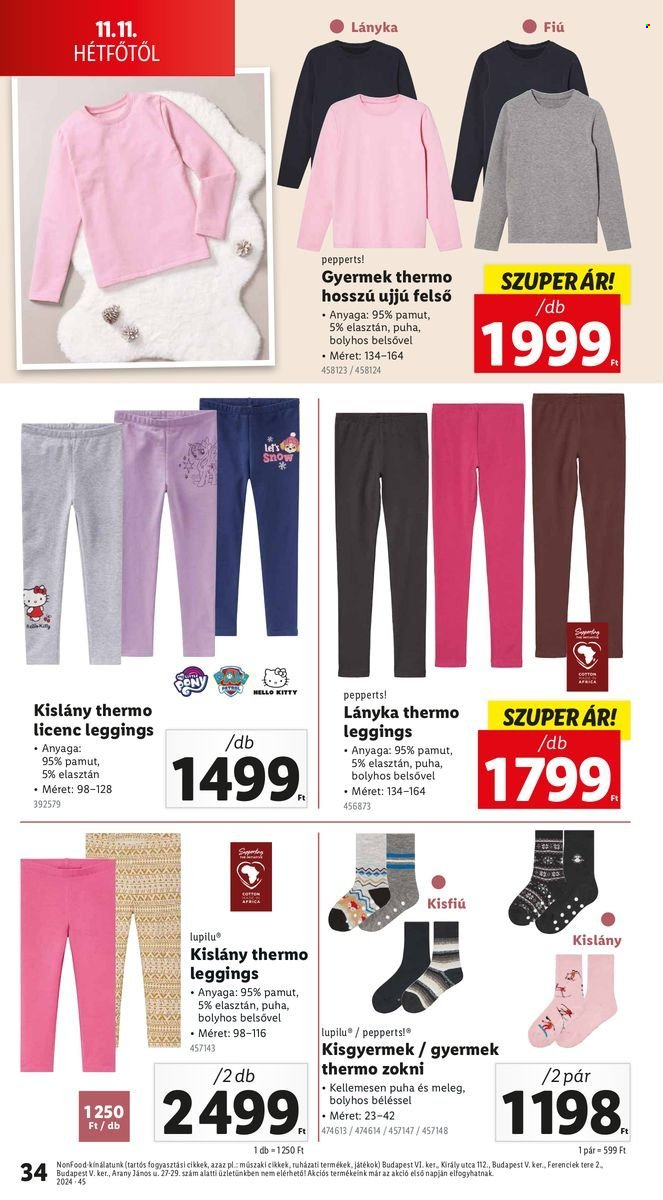 Lidl akciós újságok - 2024.11.07 - 2024.11.13. Oldal 34