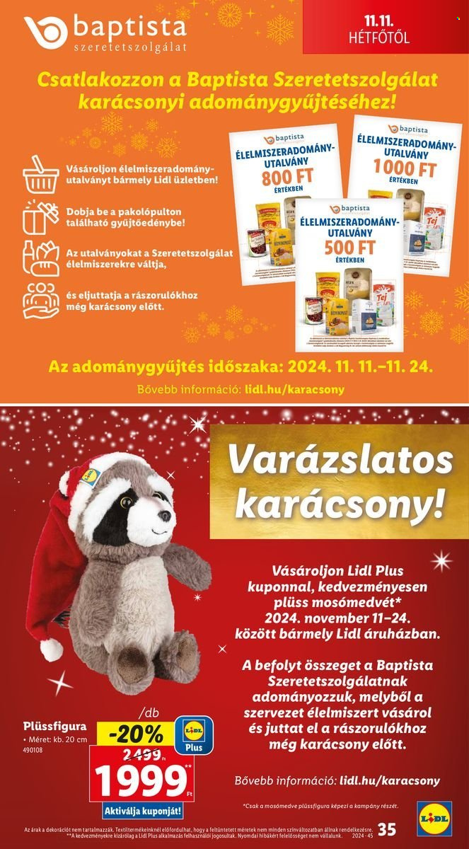 Lidl akciós újságok - 2024.11.07 - 2024.11.13. Oldal 35
