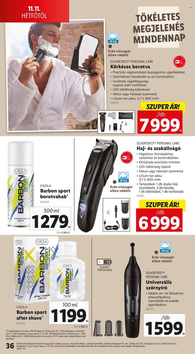 Lidl akciós újságok - 2024.11.07 - 2024.11.13. Oldal 36
