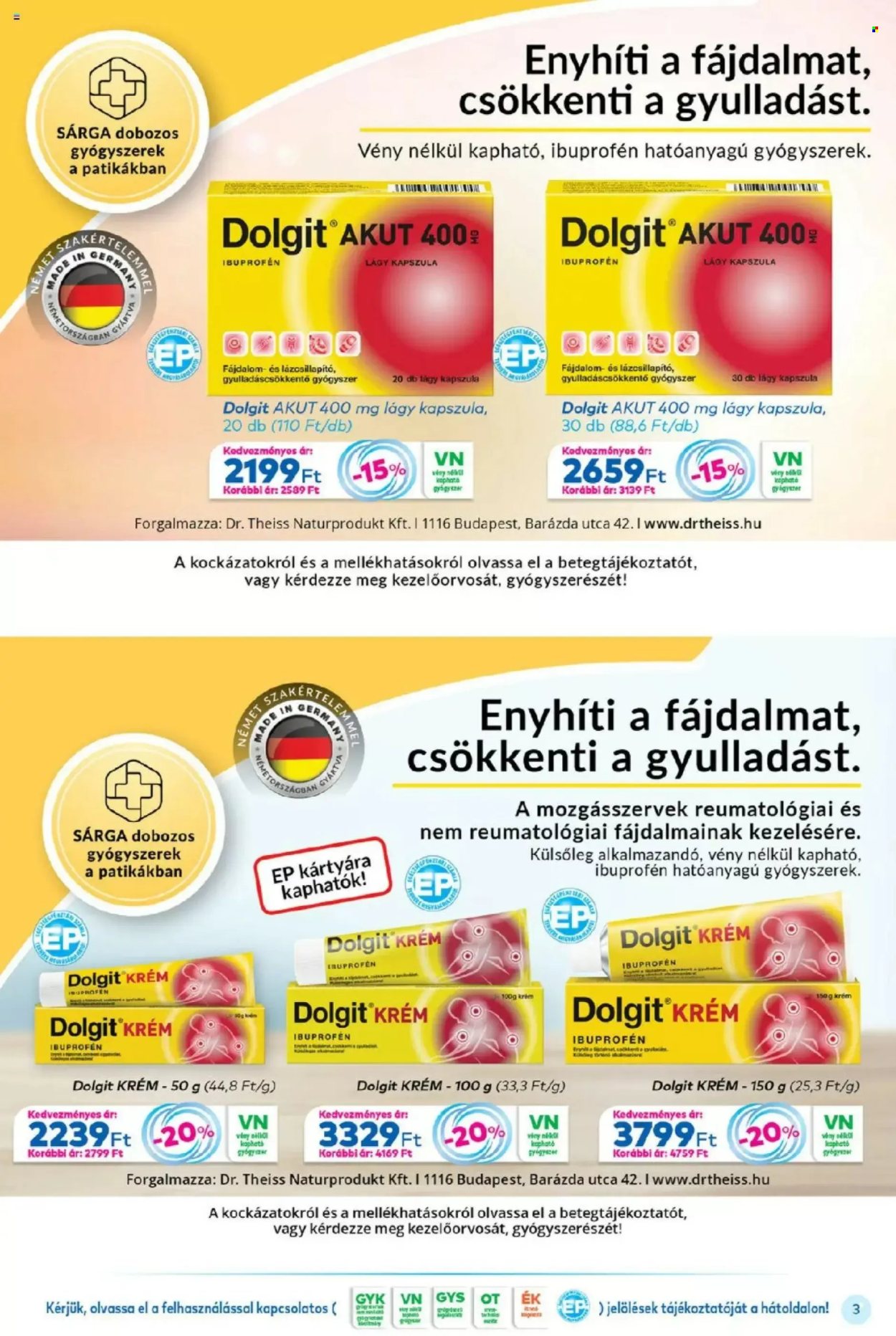 Gyöngy Patikák akciós újságok - 2024.11.01 - 2024.11.30. Oldal 3