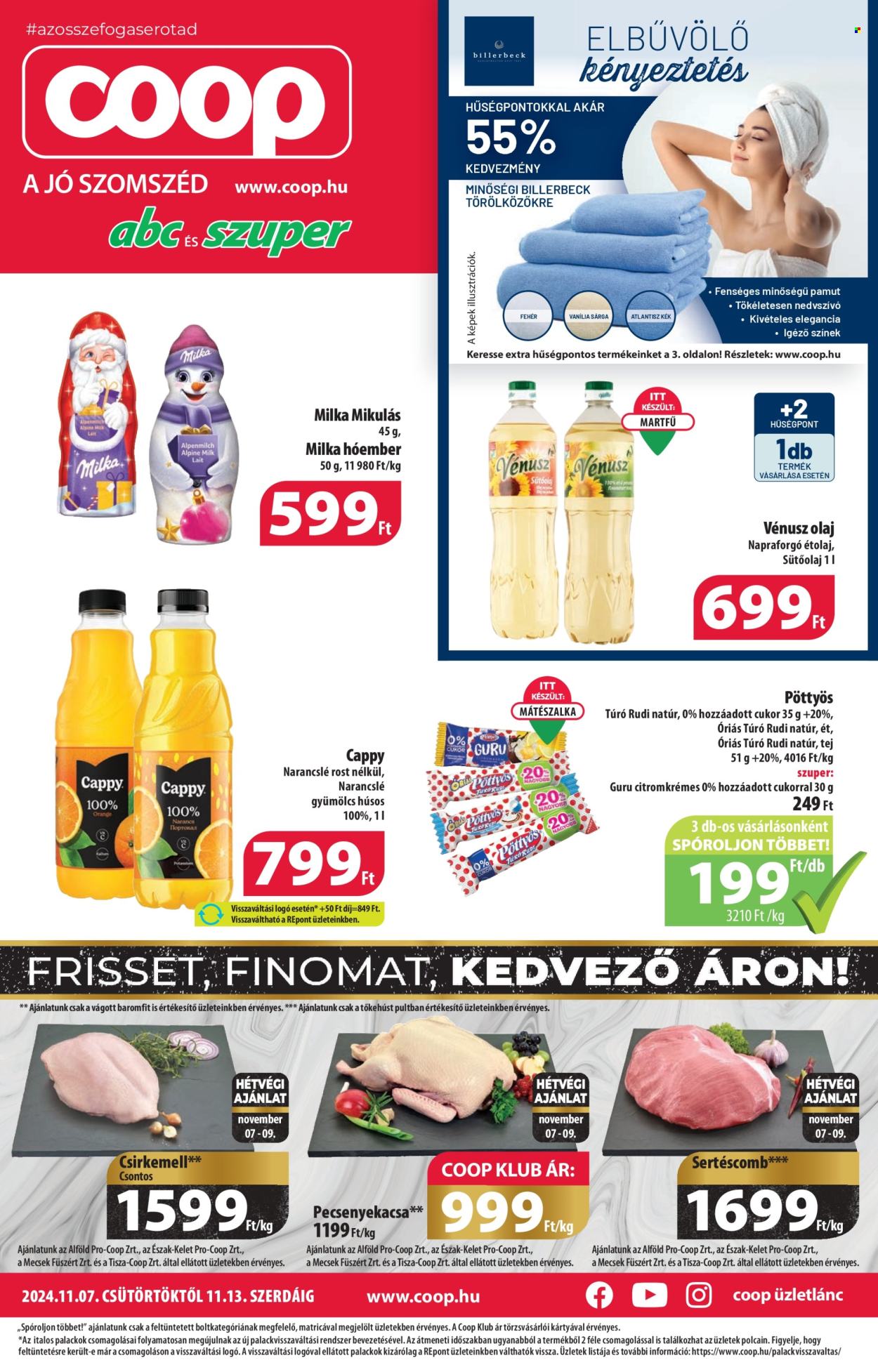 Coop akciós újságok - 2024.11.07 - 2024.11.13. Oldal 1