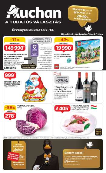 Újság Auchan - 2024.11.07 - 2024.11.13.