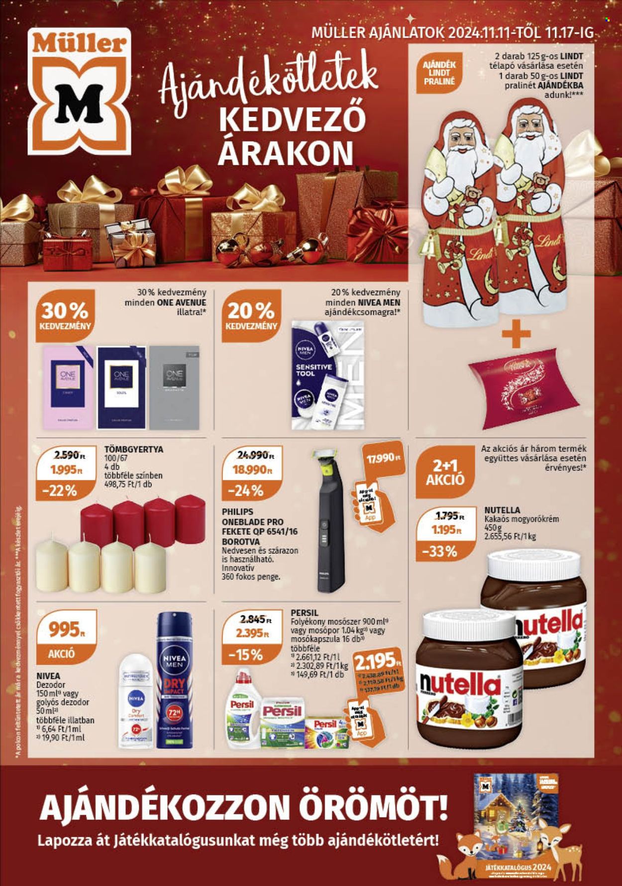 Müller akciós újságok - 2024.11.11 - 2024.11.17. Oldal 1