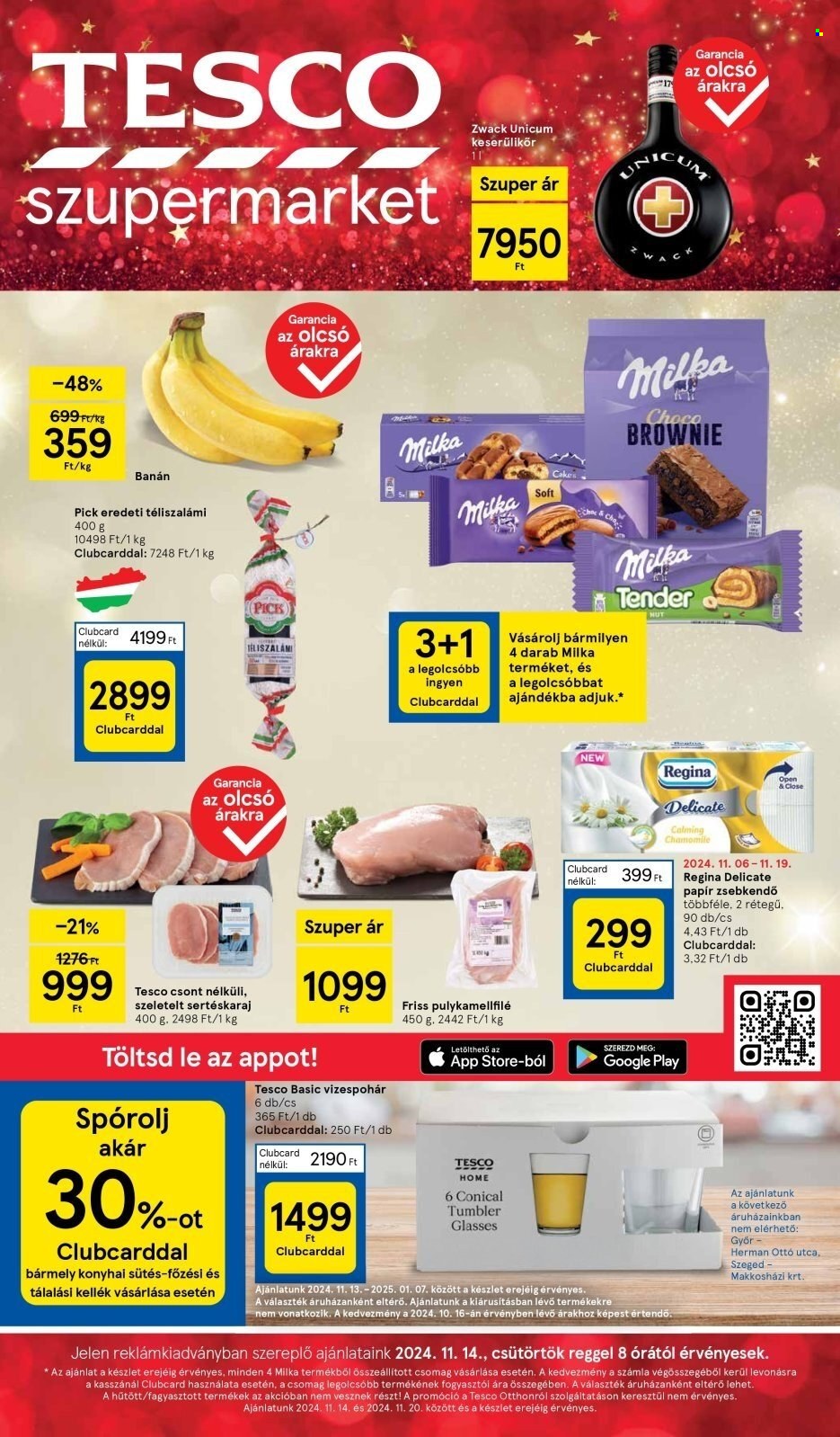 TESCO akciós újságok - 2024.11.14 - 2024.11.20. Oldal 1