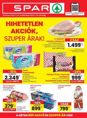Újság SPAR - 2024.11.14 - 2024.11.20.