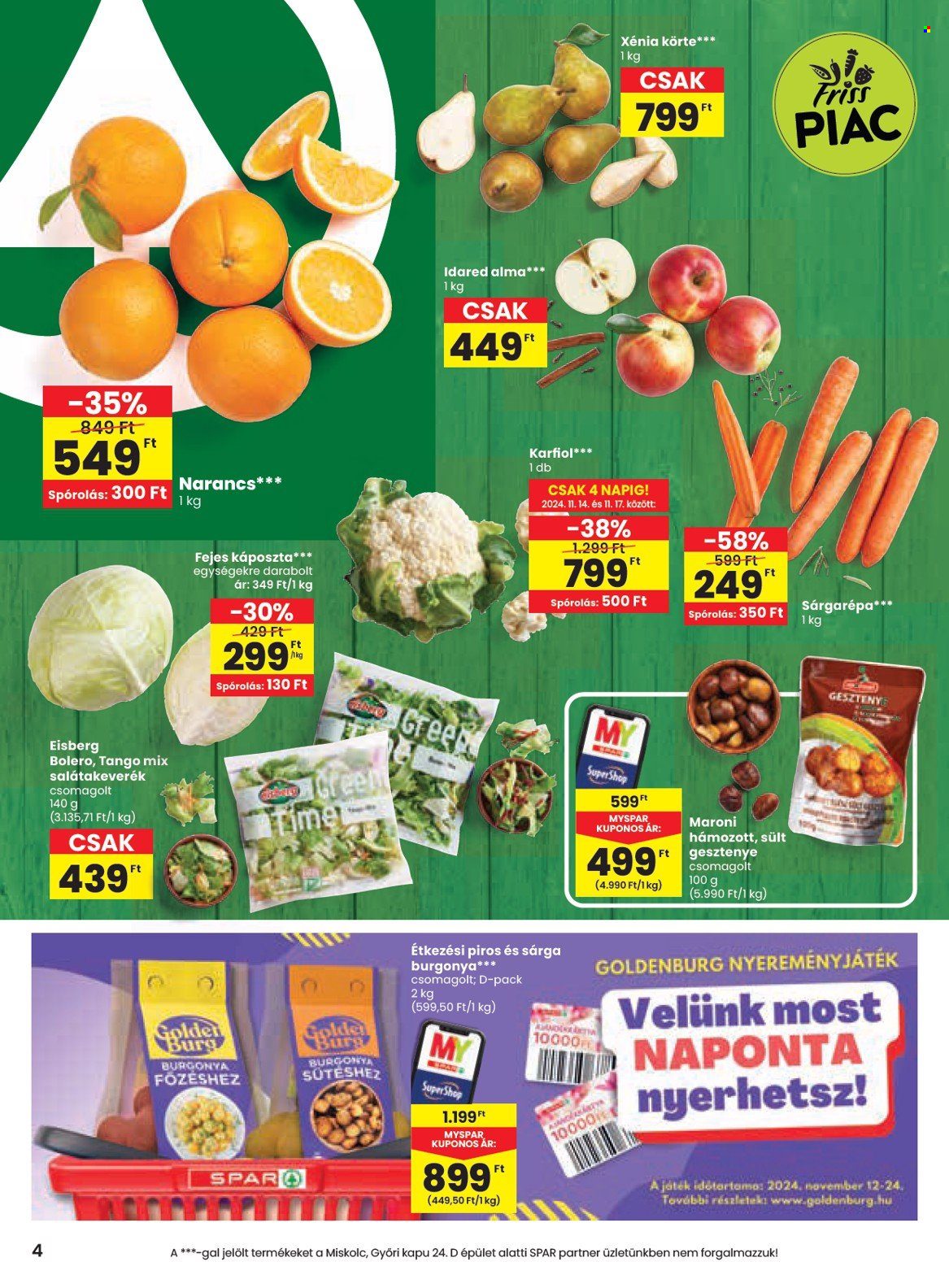 SPAR akciós újságok - 2024.11.14 - 2024.11.20. Oldal 4