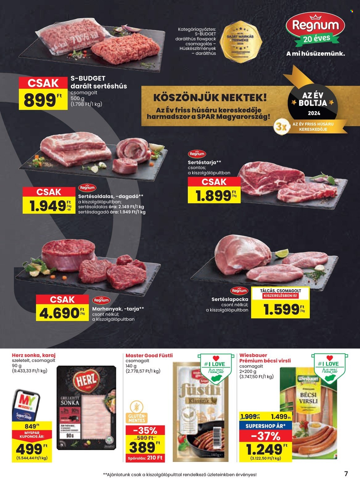 SPAR akciós újságok - 2024.11.14 - 2024.11.20. Oldal 7