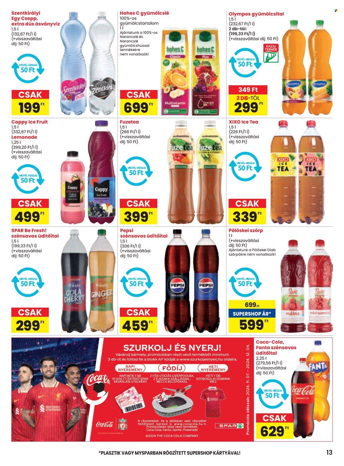 SPAR akciós újságok - 2024.11.14 - 2024.11.20. Oldal 13