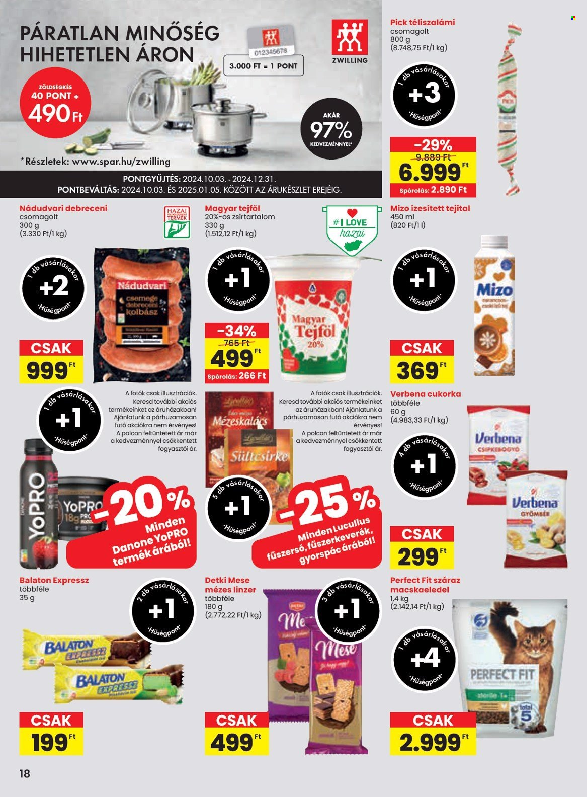 SPAR akciós újságok - 2024.11.14 - 2024.11.20. Oldal 18