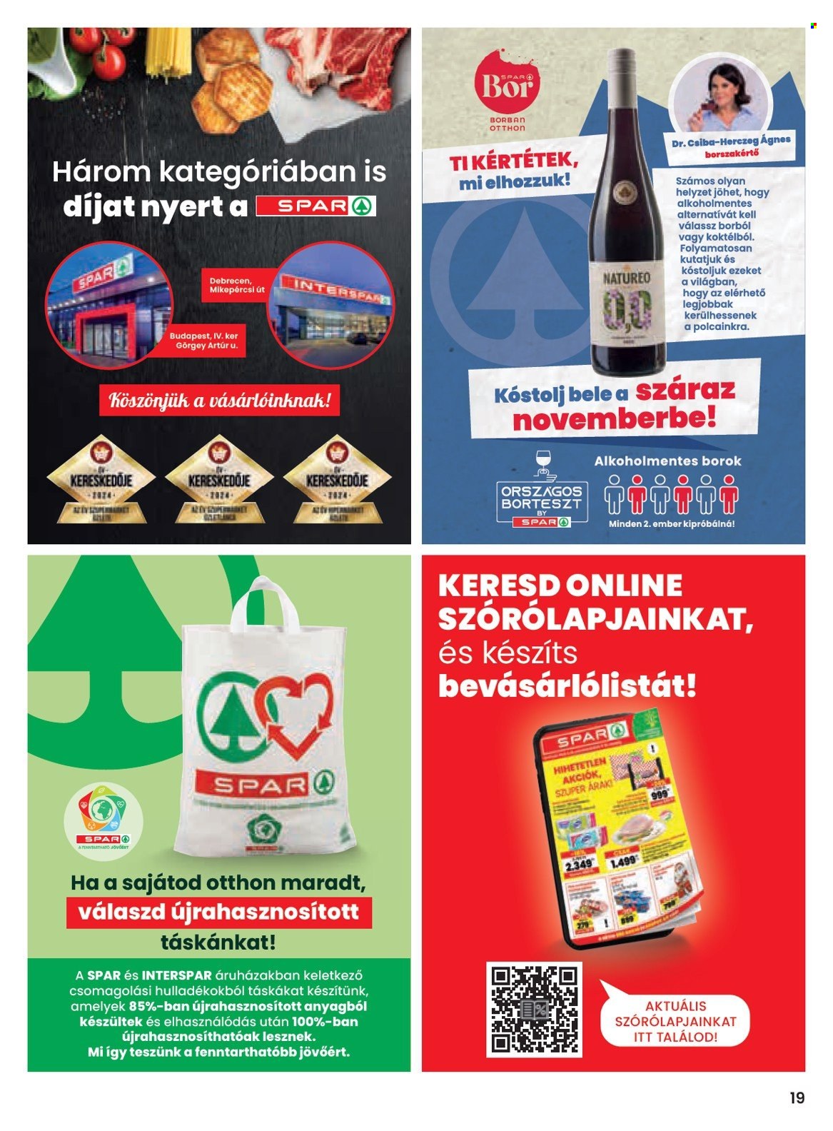 SPAR akciós újságok - 2024.11.14 - 2024.11.20. Oldal 19