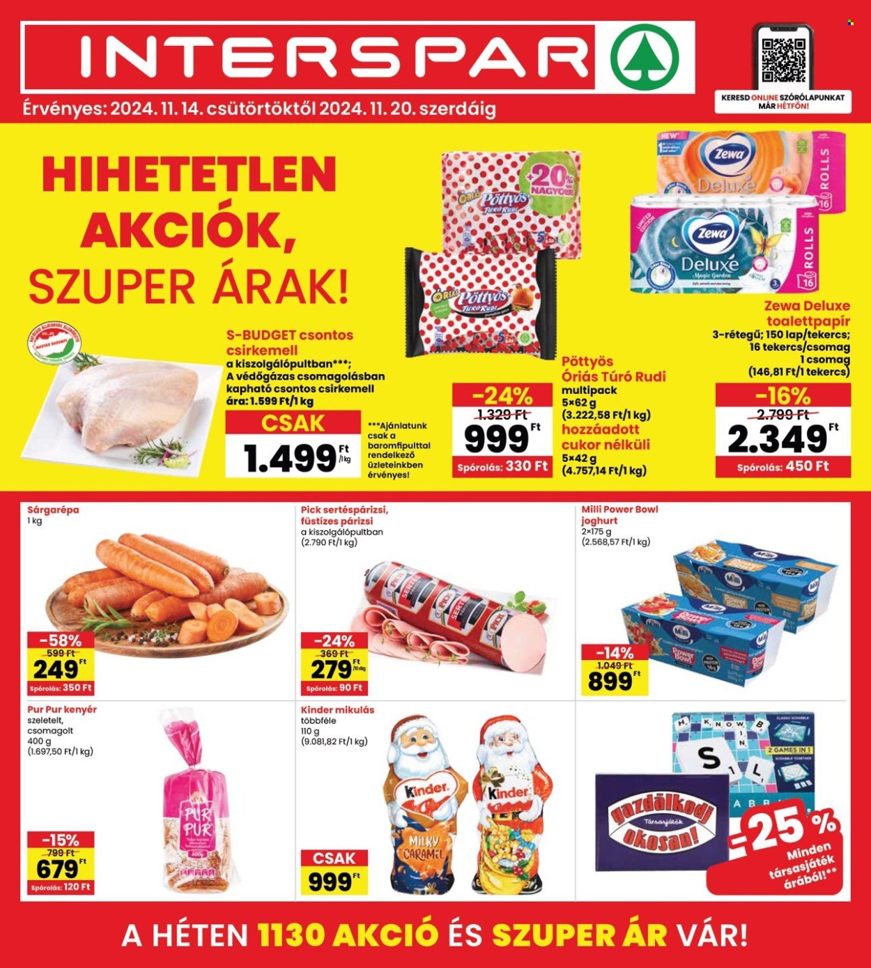 INTERSPAR akciós újságok - 2024.11.14 - 2024.11.20. Oldal 1
