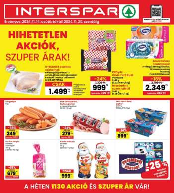 Újság INTERSPAR - 2024.11.14 - 2024.11.20.